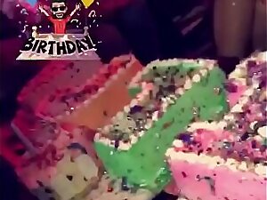 Adult Girls Celebrating Birthday
